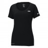NIKE WOMEN'S Dri-FIT COTTON/POLY DEEP ROUND NECK T-SHIRT. NKBQ5234