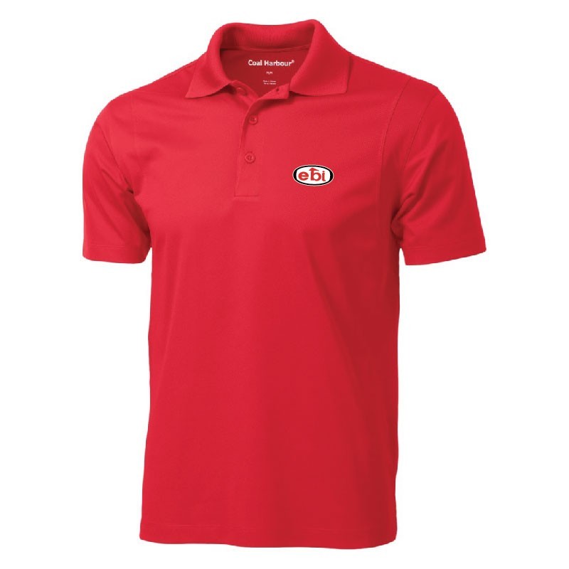 Polo 100% Polyester anti-accro manche courte
