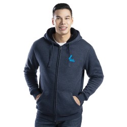 Yolo - Adult Full-Zip Hooded Sweatshirt with Sherpa Fleece