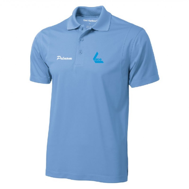 Polo manches courtes 100% Polyester anti-accros