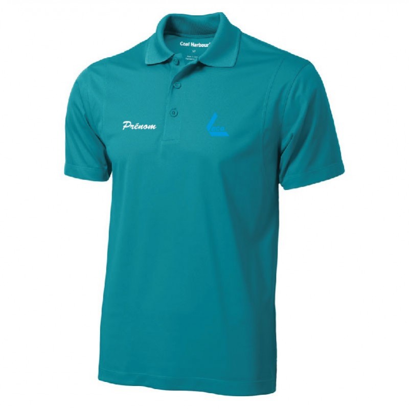 Polo manches courtes 100% Polyester anti-accros