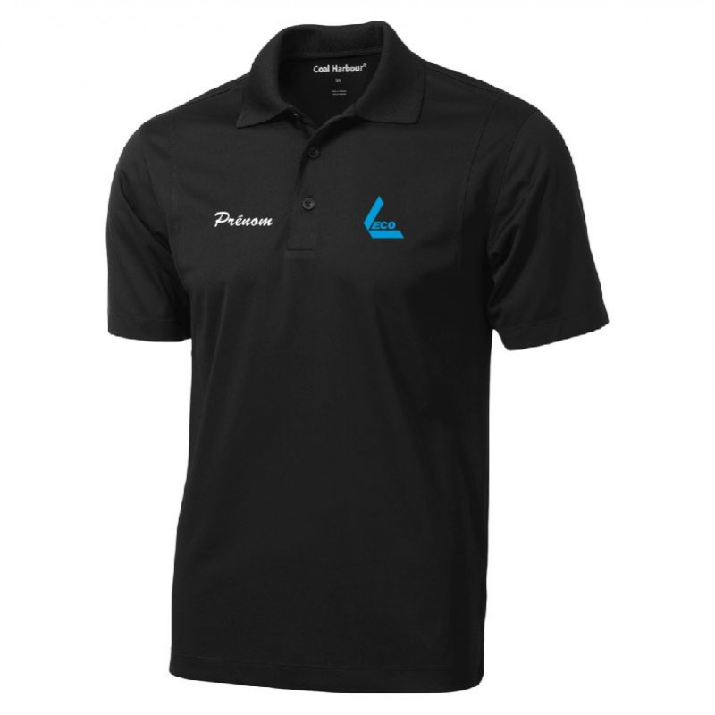 Short-sleeved polo shirt 100% Polyester anti-snag