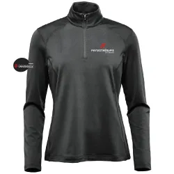 Women's 1/4 Zip Long Sleeve Polo