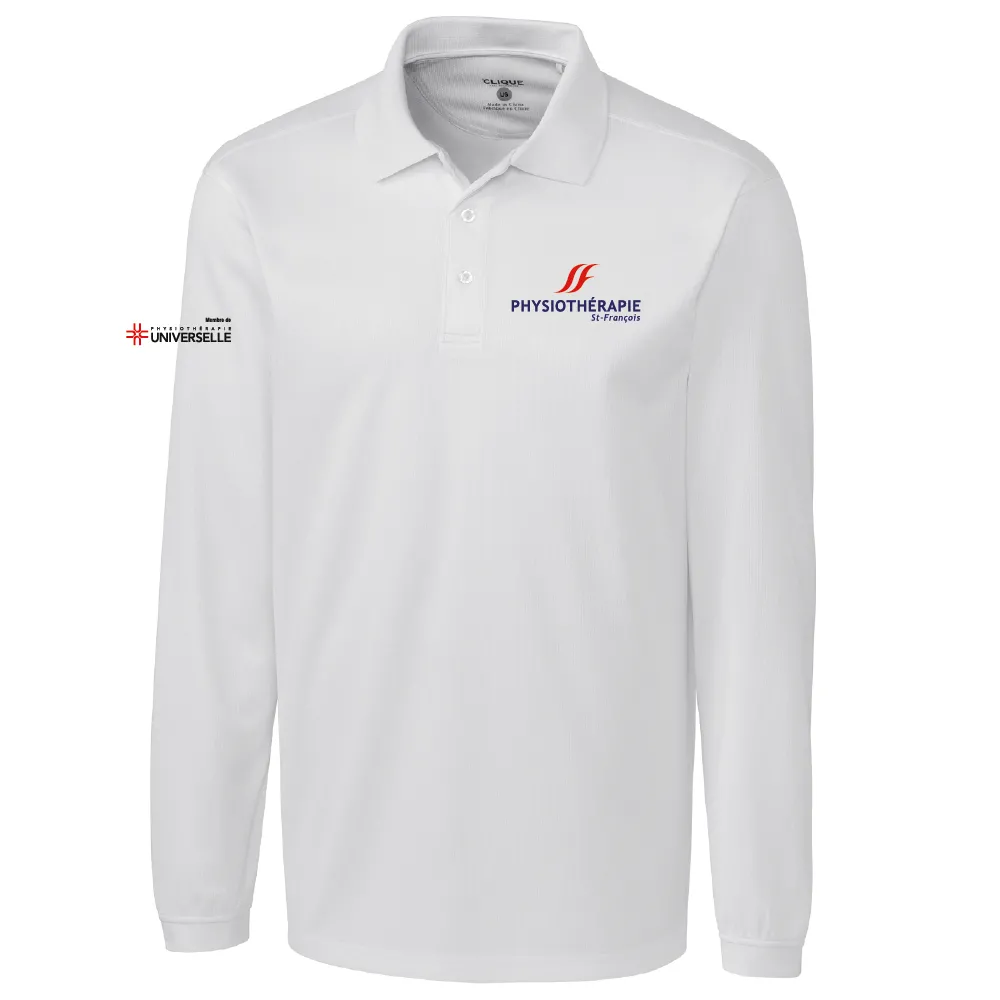 Polo manches longue pour hommes