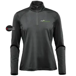 Women's 1/4 Zip Long Sleeve Polo