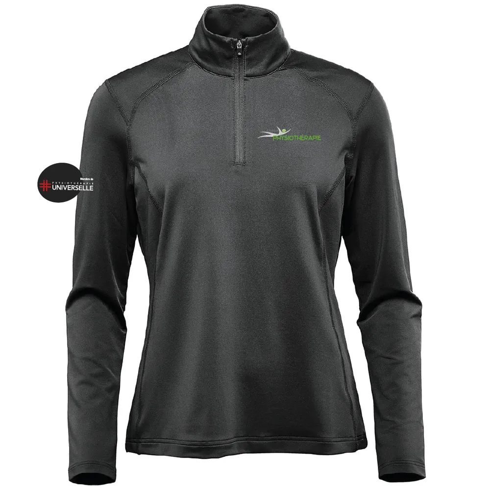 Women's 1/4 Zip Long Sleeve Polo