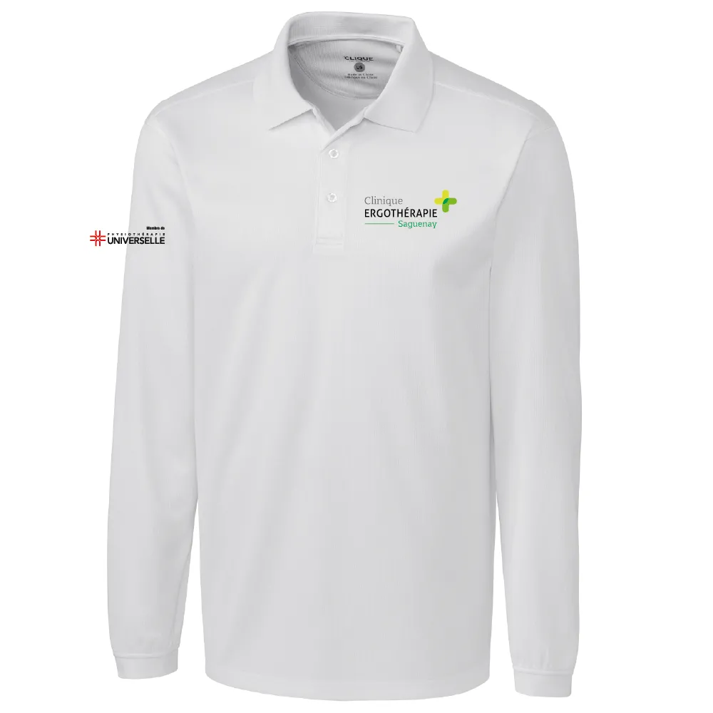 Polo manches longue pour hommes