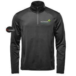 Men's 1/4 Zip Long Sleeve Polo