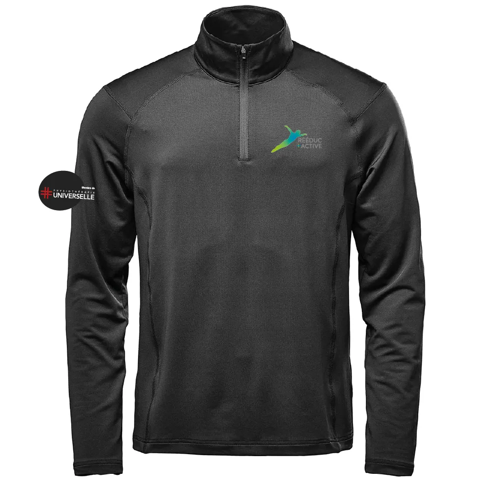 Chandail 1/4 de zip pour hommes