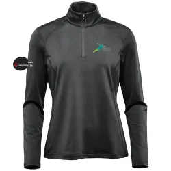 Women's 1/4 Zip Long Sleeve Polo