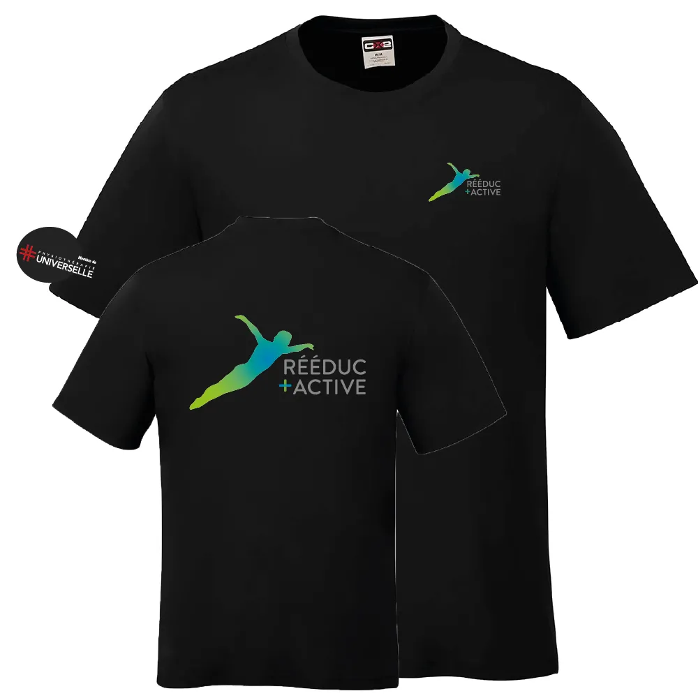 T-shirt col rond pour hommes