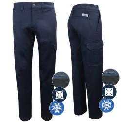 Pantalon cargo extensible doublé pour le travail