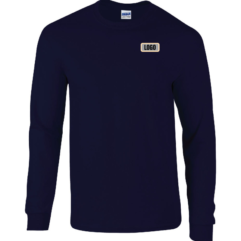 T-Shirt à manches longues pré-rétréci.