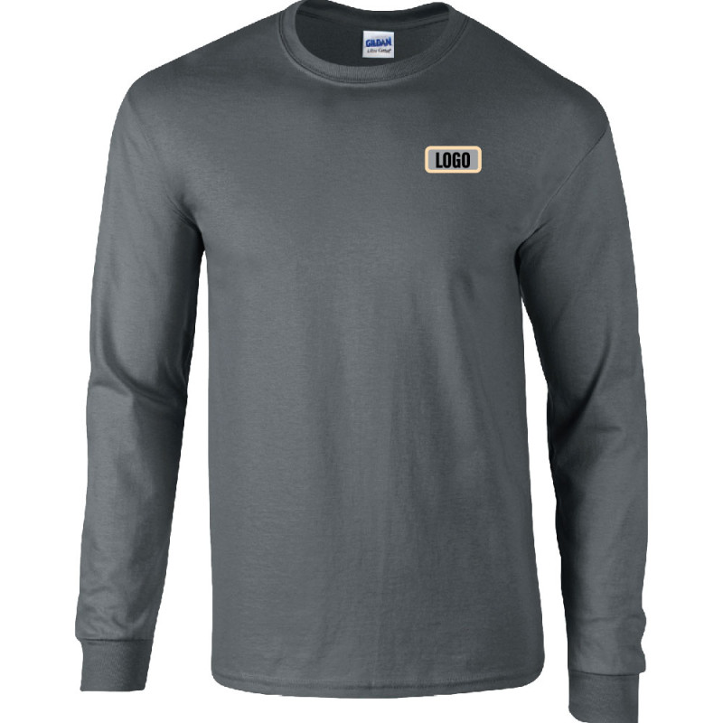 T-Shirt à manches longues pré-rétréci.