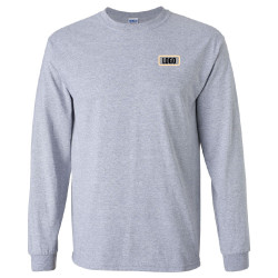 T-Shirt à manches longues pré-rétréci.