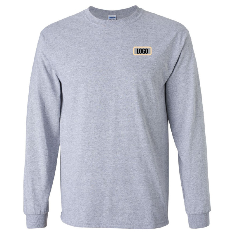 T-Shirt à manches longues pré-rétréci.
