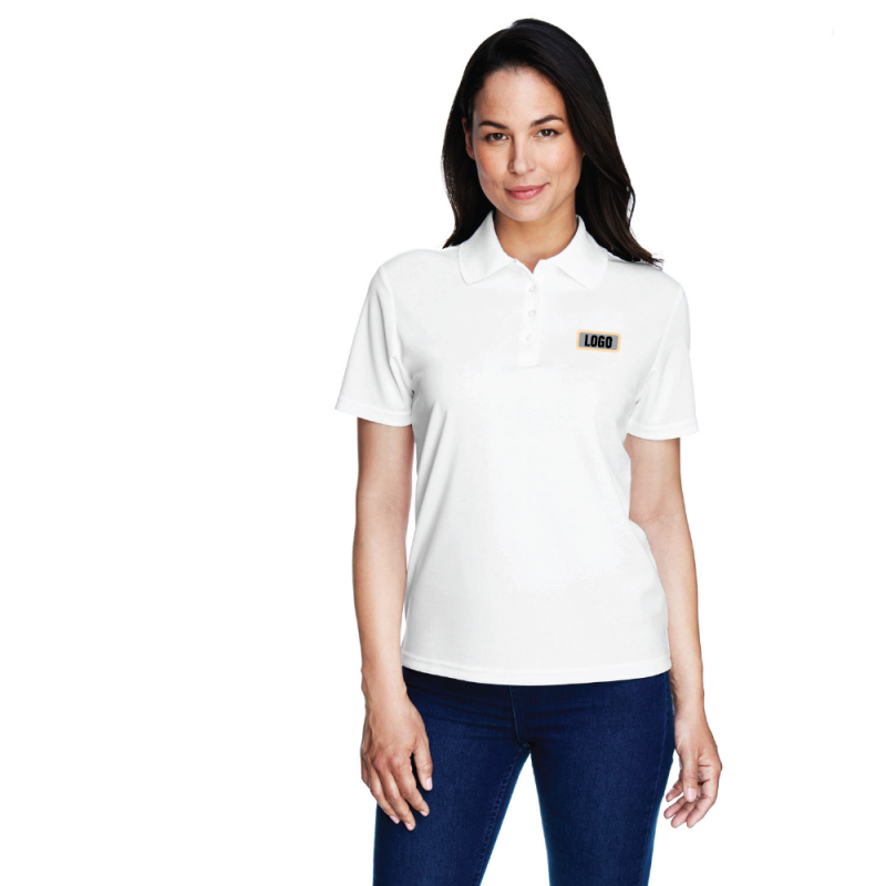 Polo performance pour femme en piqué