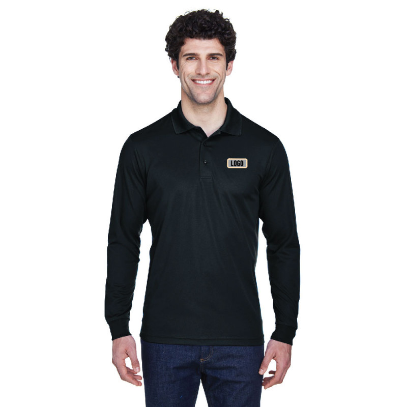 Polo PINNACLE en piqué à manches longues pour homme