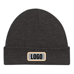 Tuque en acrylique avec rebord