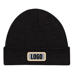 Tuque en acrylique avec rebord