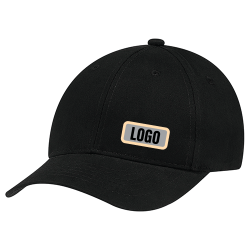 6-panel brushed cotton cap