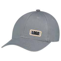 6-panel brushed cotton cap