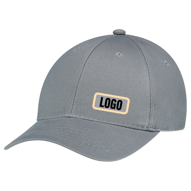 6-panel brushed cotton cap