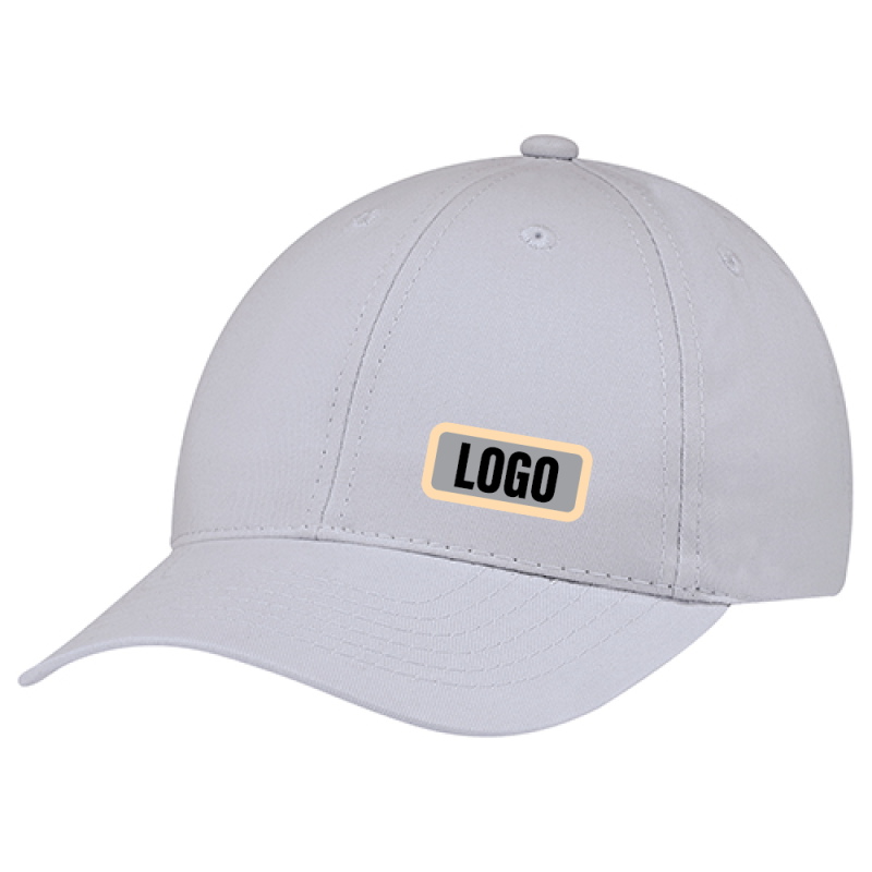 6-panel brushed cotton cap