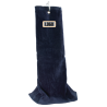Serviette de golf 100% coton fini velours avec mousqueton