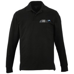 Polo manche longue cotton piqué pour Homme