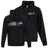 Hoodie Full Zip ATC en molleton 50/50 coton/polyester